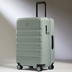 NWT Antler Medium Luggage Icon Stripe Mist Blue Gloss